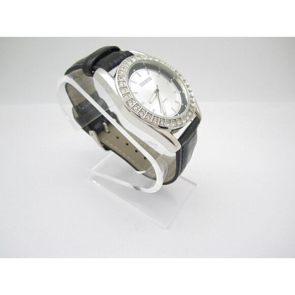 Women Manhattan by Croton Quartz Analog 39mm Round Watch (G732) "New Battery" - Picture 4 of 10